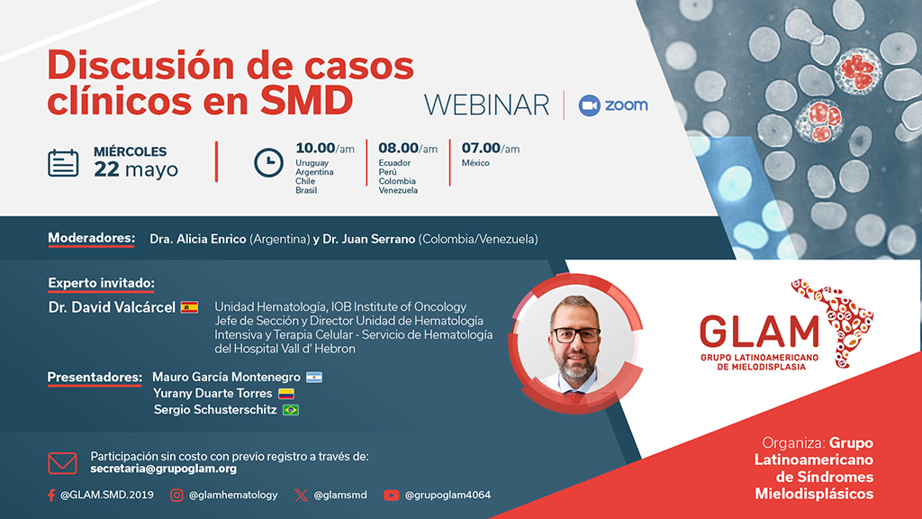 Discusión de casos clínicos en SMD con el Dr. David Valcárcel